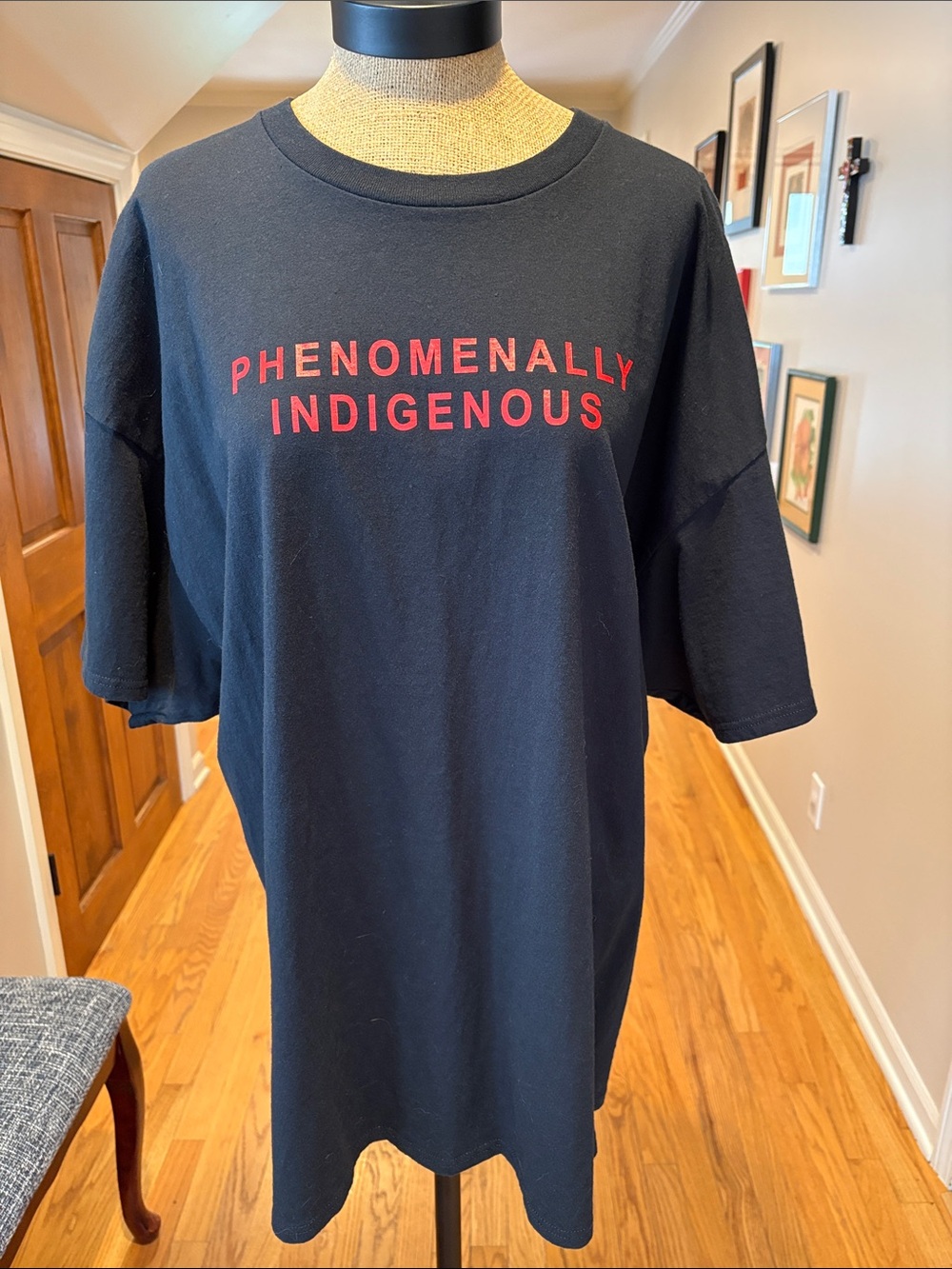 Phenomenally Indigenous Black Graphic Tee - Unbranded